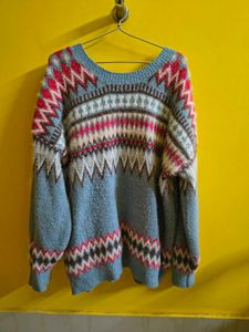 Cozy Fair Isle Knit Sweater