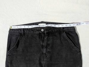 H&amp;M Black Cargo Denim Jeans