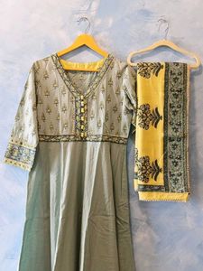 Anarkali Suit with Dupatta