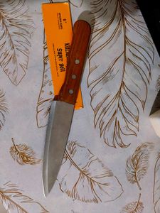 super sharp stainless steel Knife, wooden handle