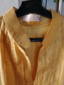 Elegant silk kurta