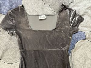 Mini velvet dress