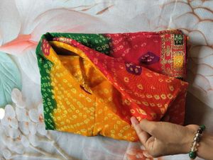 Vibrant Bandhani Saree