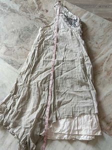 Embellished Neckline Sleeveless Tunic