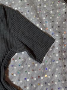 Tumblr Elena Gilbert Inspired Henley Grey Top