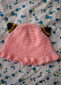 Crochet Anya Forger Bucket Hat