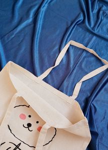 hand painted totebag