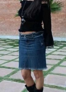 Denim Blue Skirt Size 30