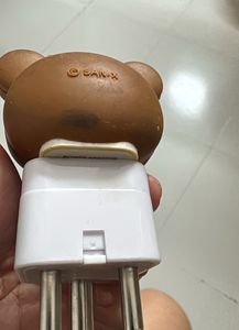 Kuma San-X Adapter  USB free Cute Pink Pom