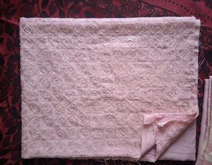 Elegant Pink Embroidered Kurta Set material