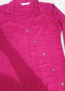 Beautiful Fushia Pink Tunic Top