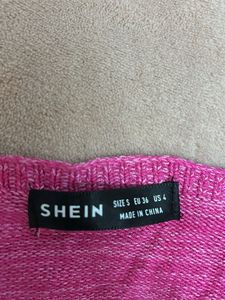 Hot Pink Halter Knit Top