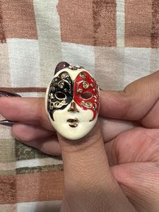 Masquerade Mask Statement Ring