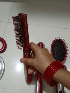 Hair Brush &amp; Mirror Set