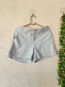 Light Grey Tailored Shorts