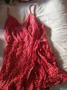 Chic Red Polka Dot Romper💃💃