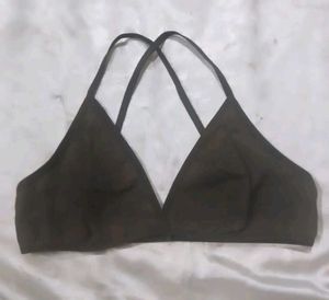 Stylish Dark Brown Halter Neck Bra