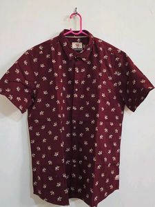 Men's Short Sleeve Floral Shirt