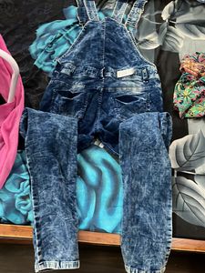 Denim dungree