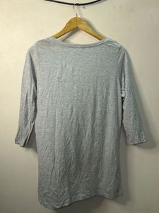 Striped 3/4 Sleeve Casual Top