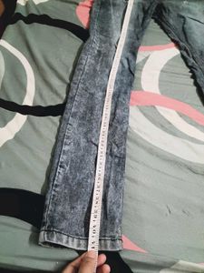 Distressed Acid Wash Jeans
