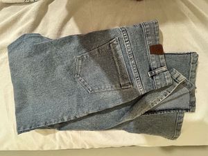 High-Waisted Slit Jeans