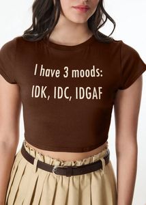 set of 2 Red and brown Crop Tops