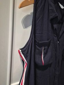 Teamspirit Sleeveless Navy Tunic w Red &amp; White