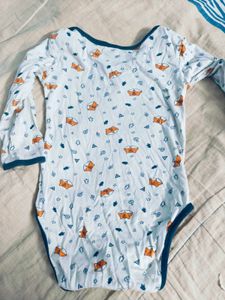 Cute Fox Print Bodysuit