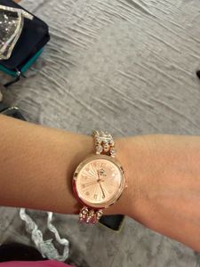 Elegant Rose Gold Crystal Watch