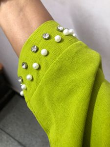 Cord Set Lime Green Embellished