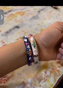 Enchanting Enamel Bangles - Set of 2