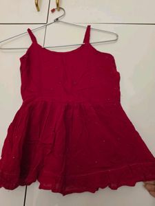 blood red  sharara set for diwali