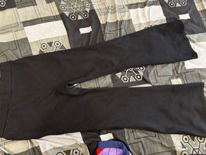 Classic Black Bootcut Pants