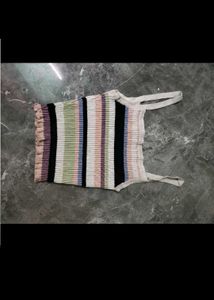 Striped Crop Tank Top