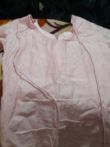 Pink Embroidered Kurta