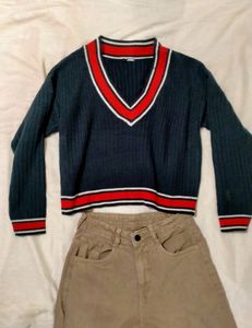 Vintage V-Neck Sweater
