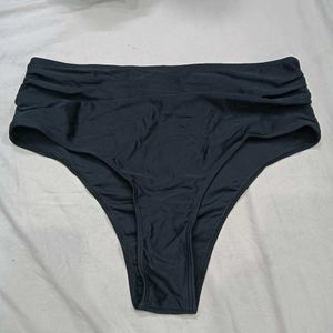 High🥰Waisted Ruched Bikini Bottom