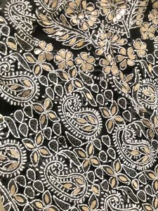 Heavy Gota Patti And Thread Work Georgette Kurti