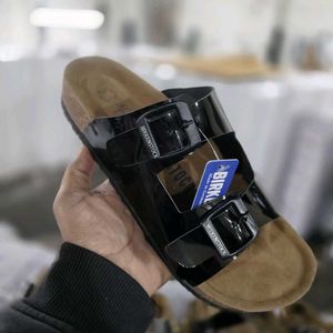 BIRKENSTOCK GLOSSY SANDALS