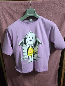 Snoopy Graphic Print T-Shirt