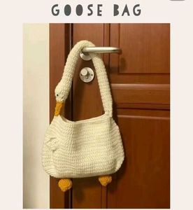 Handmade Crochet Goose Bag