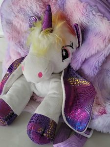 Cute Unicorn Plush Backpack