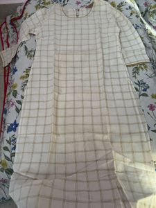 Offer price-Summer free  ChecksCotton Kurta