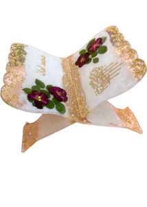 Resin Book Stand with Flowers