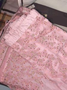 Pink Embroidered Lehenga Choli