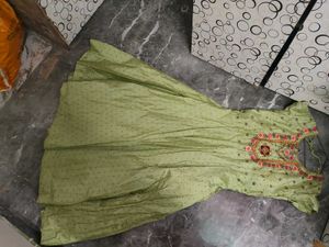 Beautiful Embroidered Anarkali Gown with Dupatta