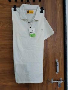 Men's White Polo T-Shirt