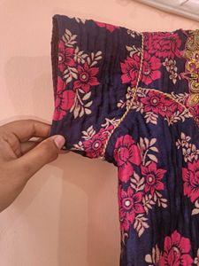 Blue N Pink Gown