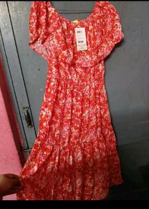 Sera Women Pink Floral A-Line Dress